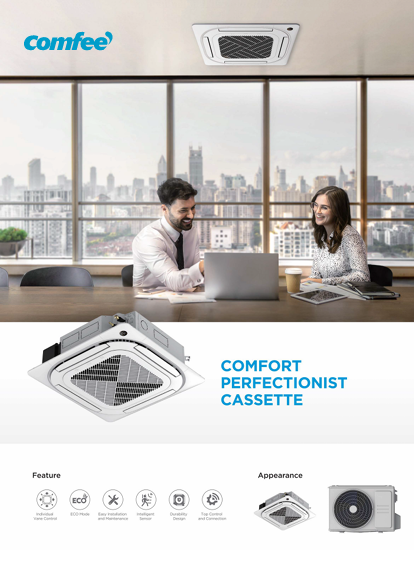 Comfee Cassette Type Inverter 5.0 Ton